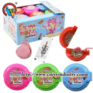 Популярна бульбашка Gum Roll Candy