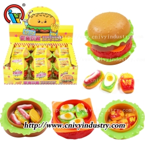 Жувальні цукерки OEM для гамбургерів Bento