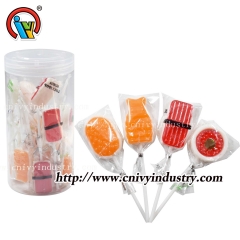wholesale Janpanese sushi lollipop hard candy for sale